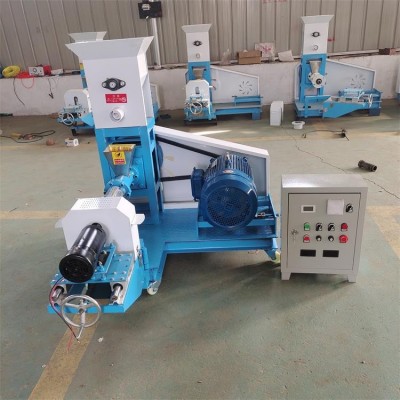 全自動 寵物飼料膨化機 狗糧烘干機 家用小型貓糧顆粒膨化設(shè)備現(xiàn)