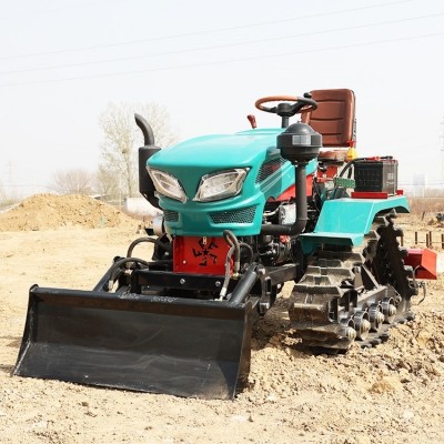 履帶式微耕機(jī)多功能小型農(nóng)用旋耕機(jī)開(kāi)溝柴油四驅(qū)耕地機(jī)田園機(jī)