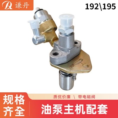 可加電磁閥、風(fēng)冷柴油173、178、186、195噴油泵主機(jī)配套