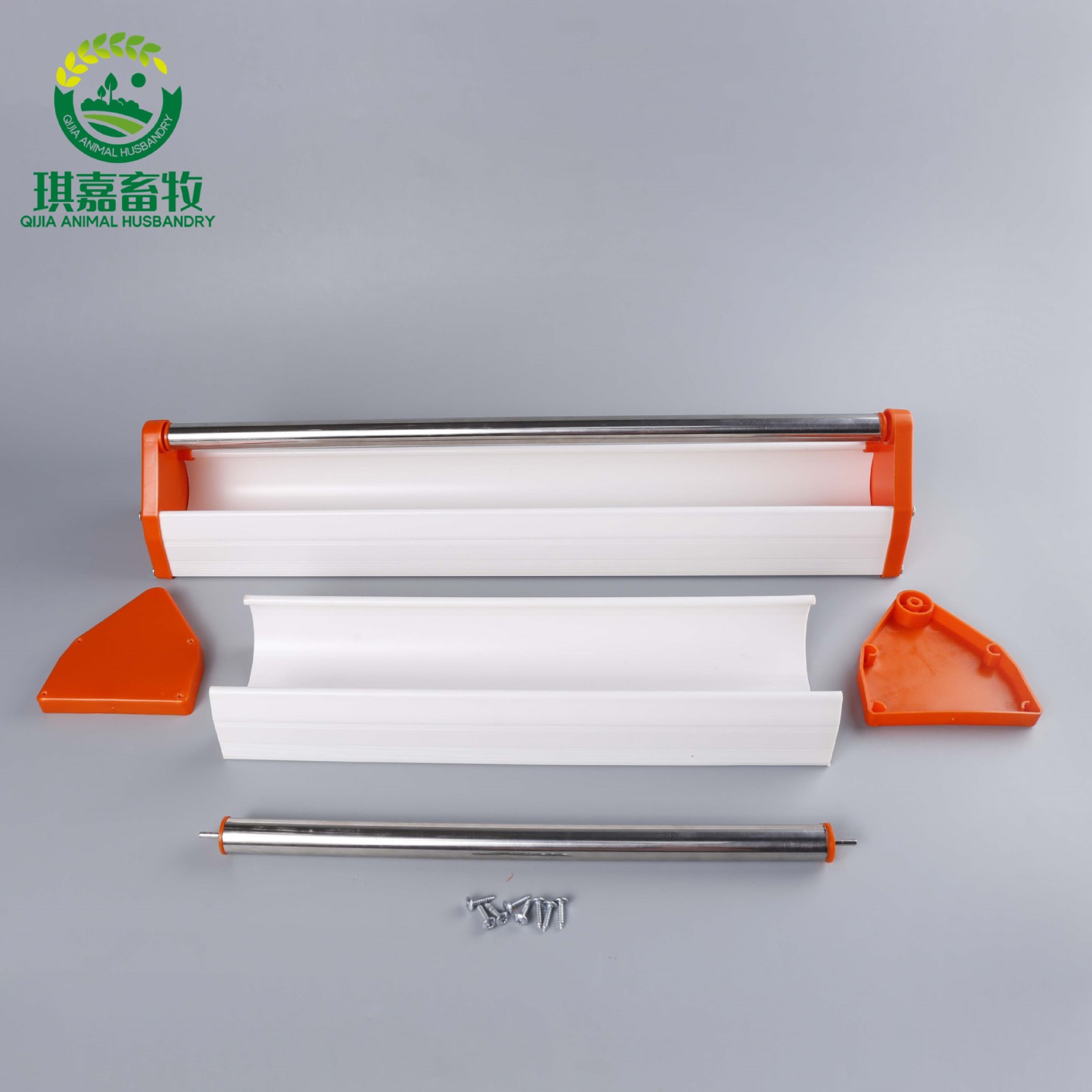 1.2米鴿子食槽加厚U型養(yǎng)殖信鴿喂食器小雞喂食盒120cm鴿子飼料槽