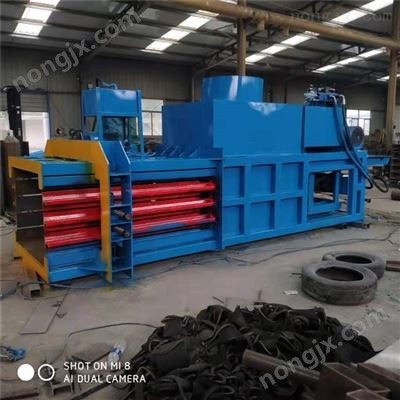 廢品站大型塑料薄膜壓縮打包機(jī)