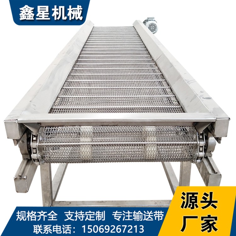 定制工業(yè)自動化流水線不銹鋼網(wǎng)鏈輸送機 耐高溫鏈網(wǎng)輸送設備
