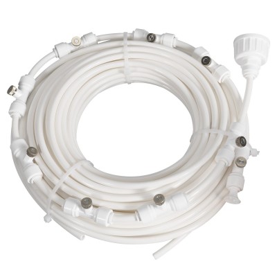 戶外噴霧噴淋降溫低壓冷卻系統(tǒng)消毒蔬菜打濕花園廠房除塵霧化套裝 1套