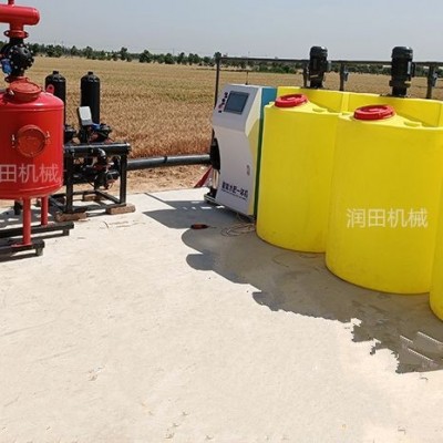 農(nóng)業(yè)水肥一體化灌溉設(shè)備 智慧大棚滴灌系統(tǒng)安裝果園智能施肥機(jī)械 1臺