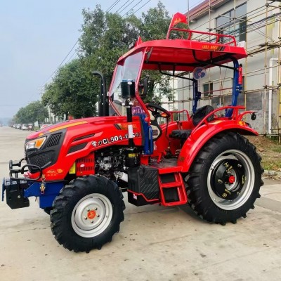 齊魯常力504四輪拖拉機(jī) 804多功能耕地犁地機(jī) 補(bǔ)后直提播種施肥旋耕 1臺