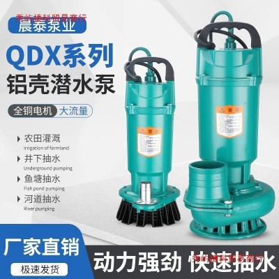 上海潛水泵人民220v家用農(nóng)用灌溉三相大流量抽水機(jī)4寸小型高揚(yáng)程