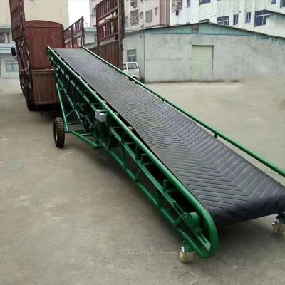 廣西皮帶輸送機(jī)大米輸送帶自動(dòng)升降皮帶輸送帶小型爬坡升降輸送帶