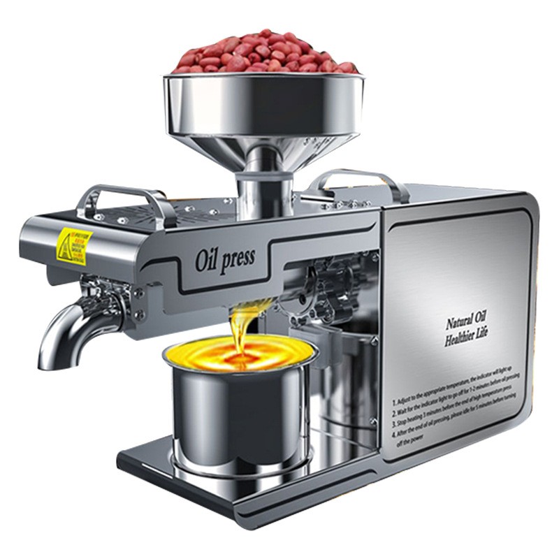 不銹鋼家用榨油機(jī)控溫度原料多樣化跨境亞麻籽