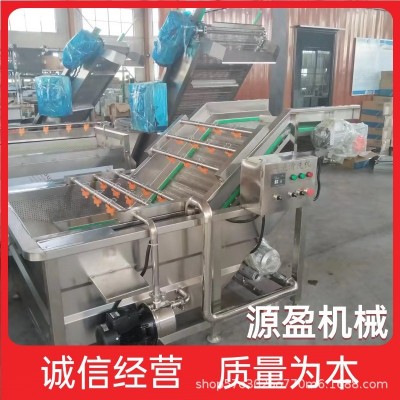 銀耳深加工氣泡清洗機 百香果高壓噴淋清洗機 龍須菜自動清洗設備
