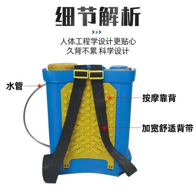 廠家供應(yīng)背負(fù)式電動(dòng)噴霧器雙色可選 園林滅蟲劑噴霧劑