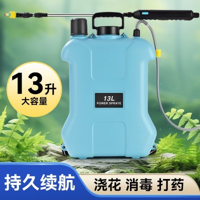 13L電動噴霧器澆花盆栽噴壺打藥機綠植農用超長續航噴淋花灑噴頭